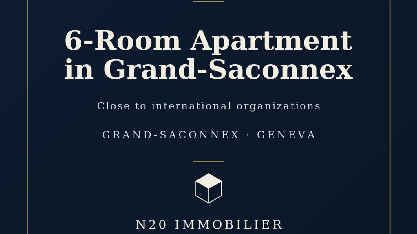 Appartamento in affitto - 1218 Le Grand-Saconnex