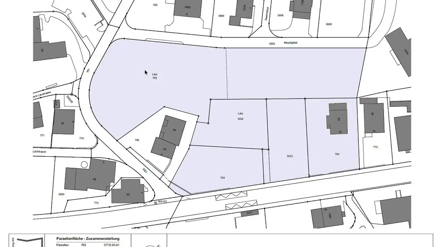 Constructible plot for sale - 9466 Sennwald
