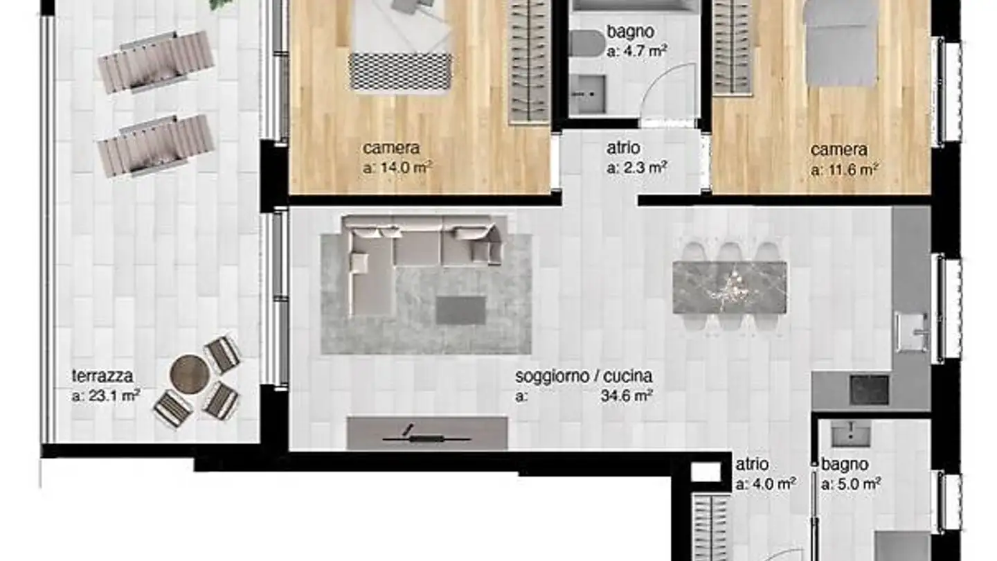 Apartment for sale - Via Ai Prati, 6514 Sementina - Photo 2