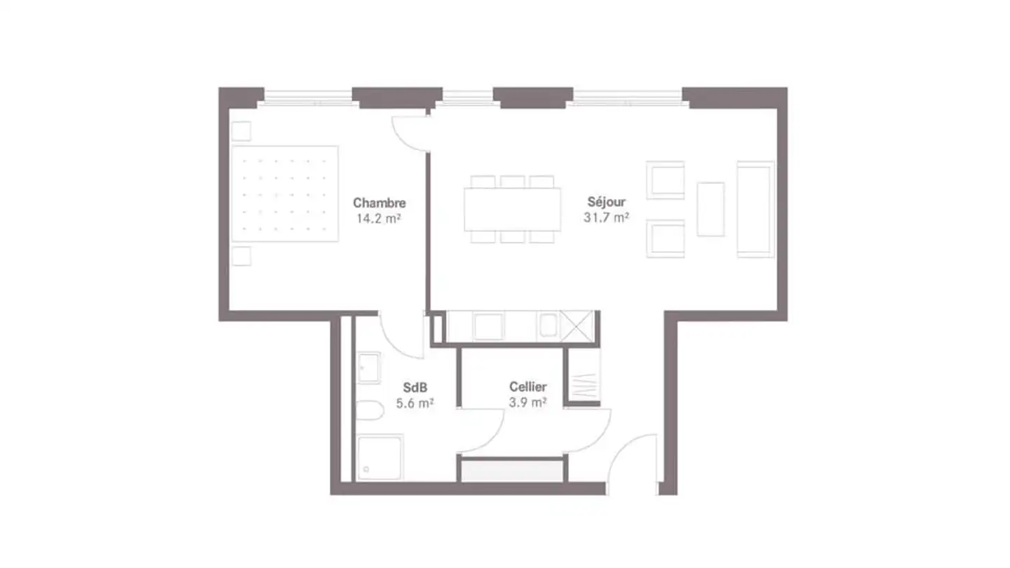 Appartamento in affitto - Chemin des Lentillières 13B, 1023 Crissier - Foto 2