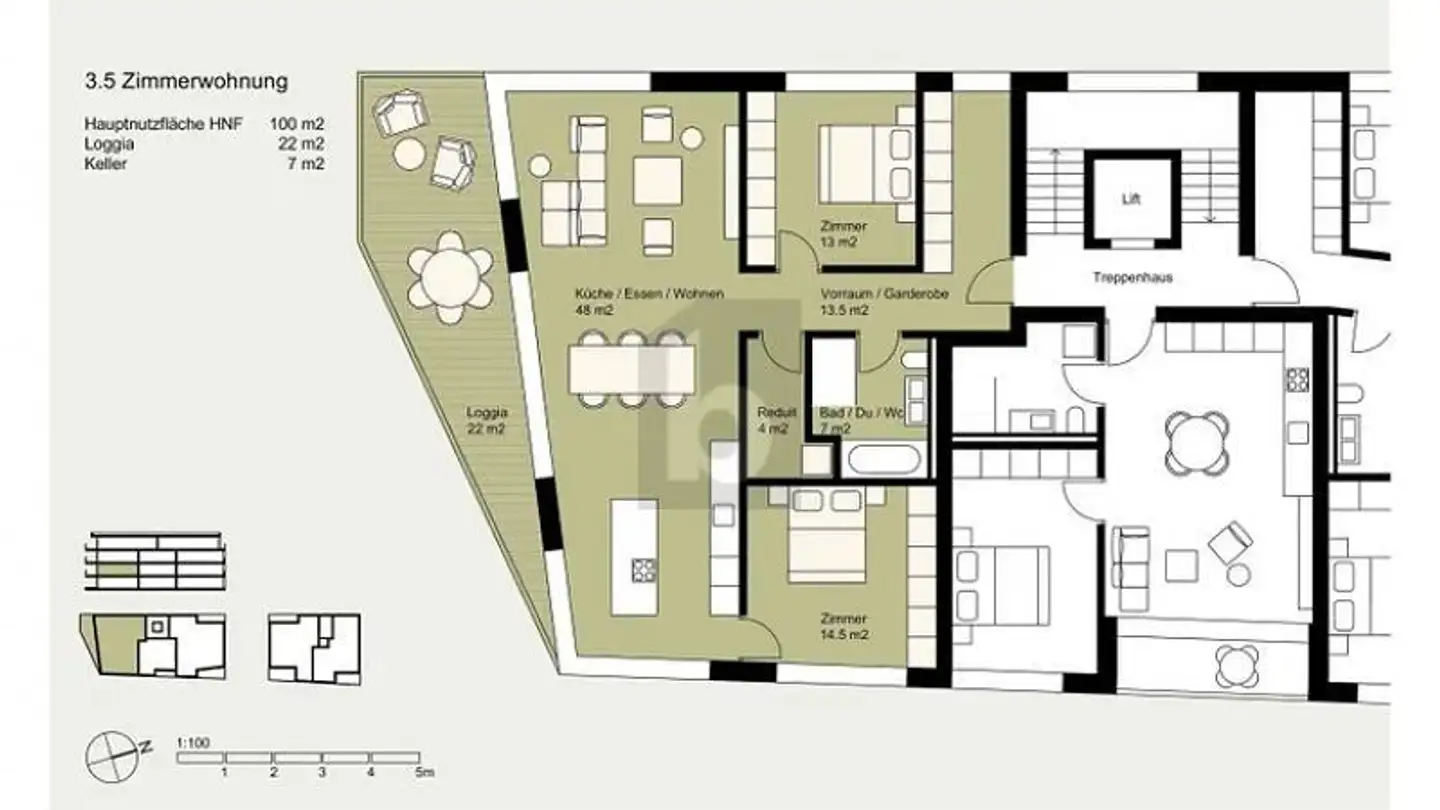 Apartment for rent - 3860 Meiringen - Photo 2