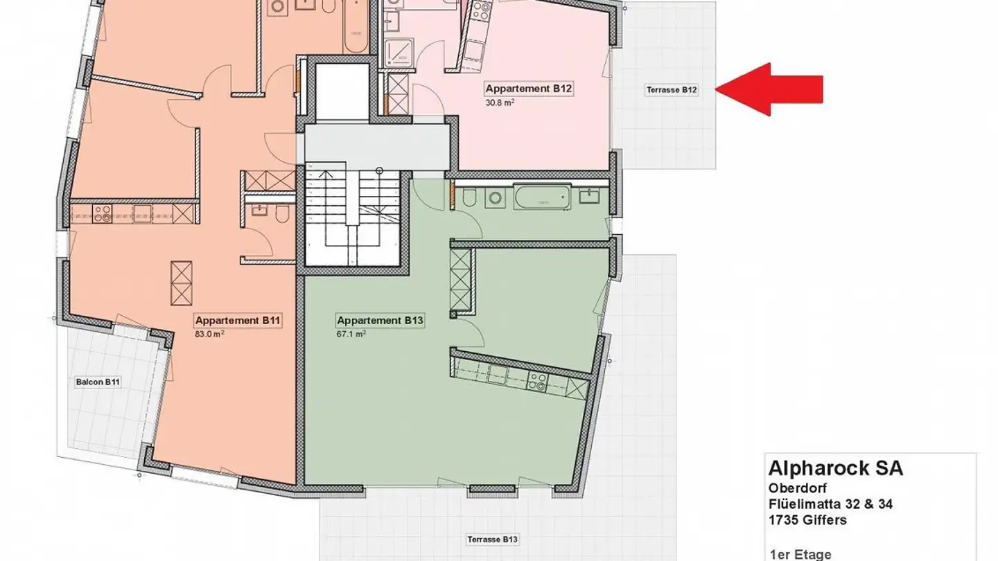Apartment for rent - Flüelimatta 34, 1735 Giffers - Photo 3