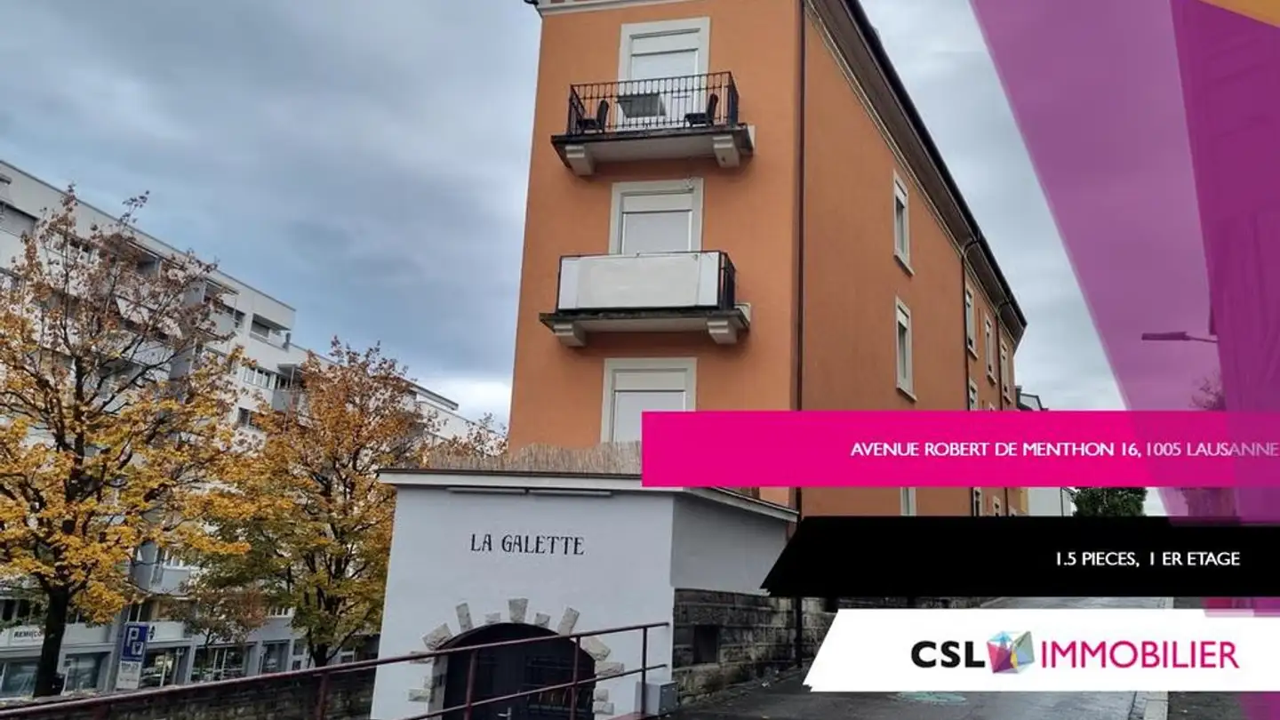Appartement à louer - Avenue Menthon 16, 1005 Lausanne