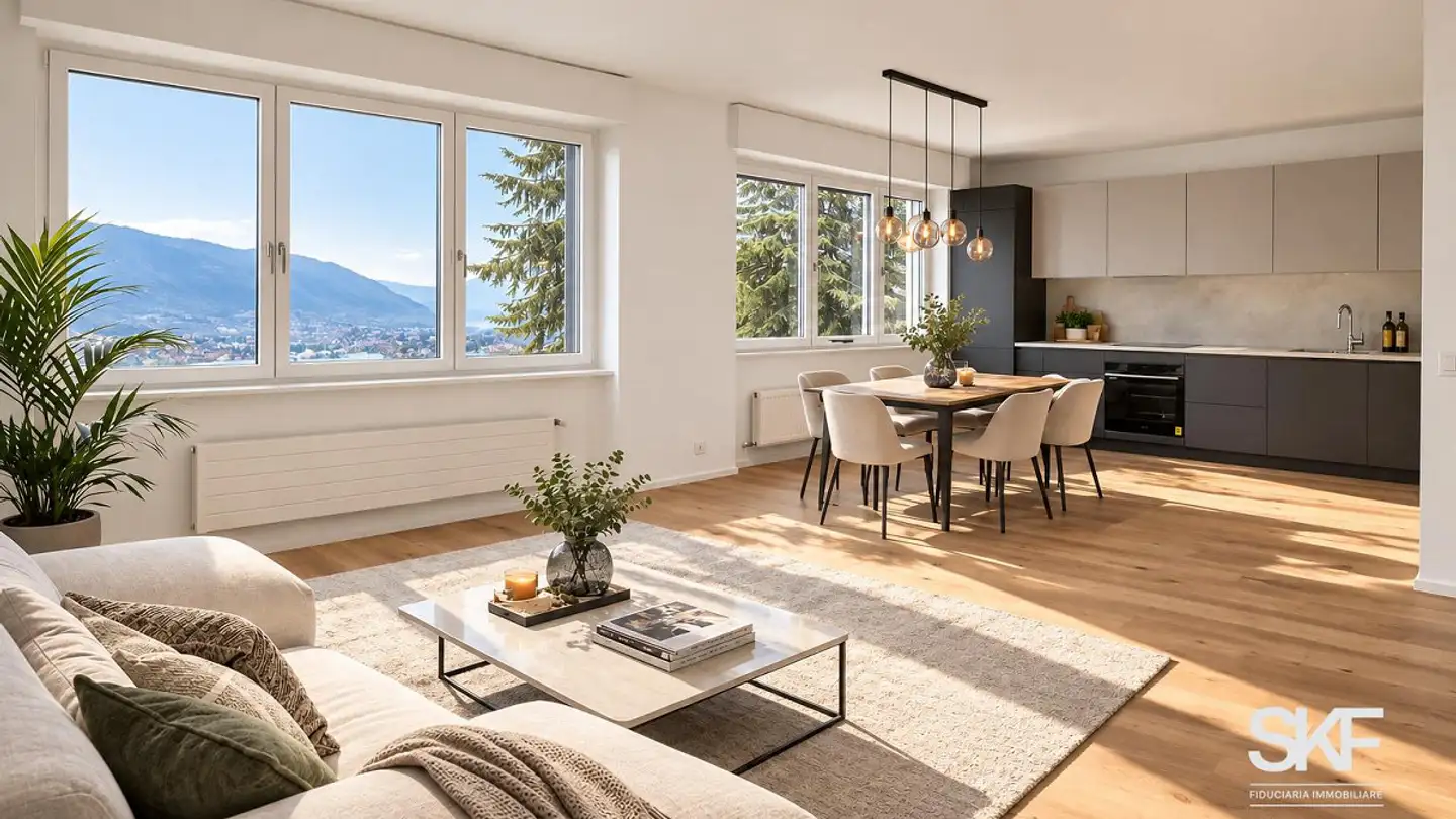 Appartamento in vendita - Via Garbinasca 11, 6883 Novazzano