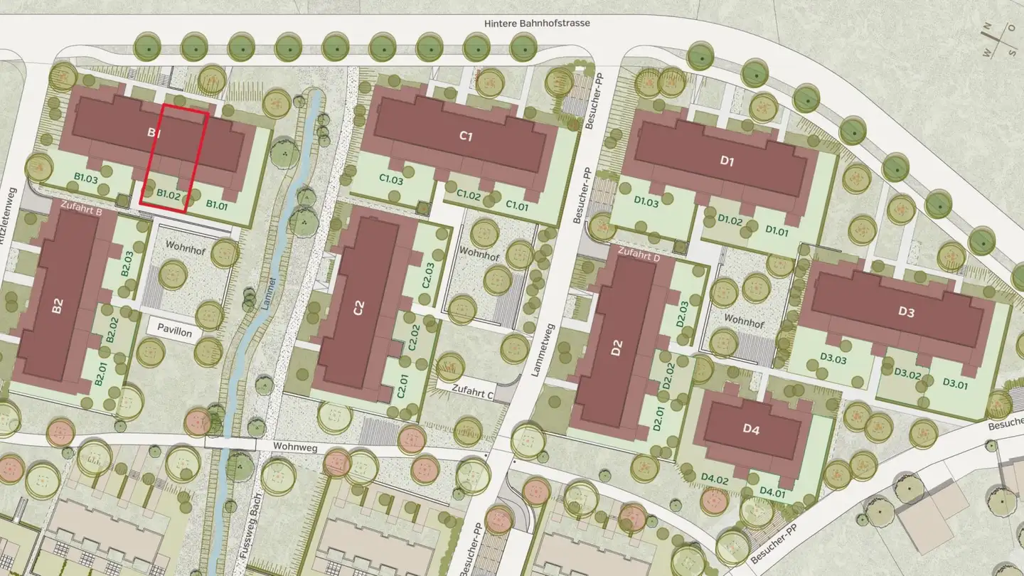 Wohnung kaufen - Lammetweg, 5070 Frick