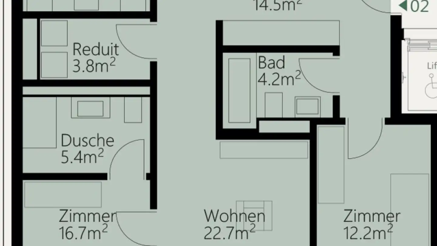 Wohnung kaufen - Lammetweg, 5070 Frick - Foto 2