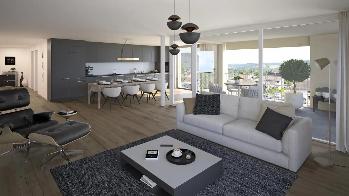 Appartement à louer - Bahnhofstrasse 3b, 5330 Bad Zurzach - Photo 3