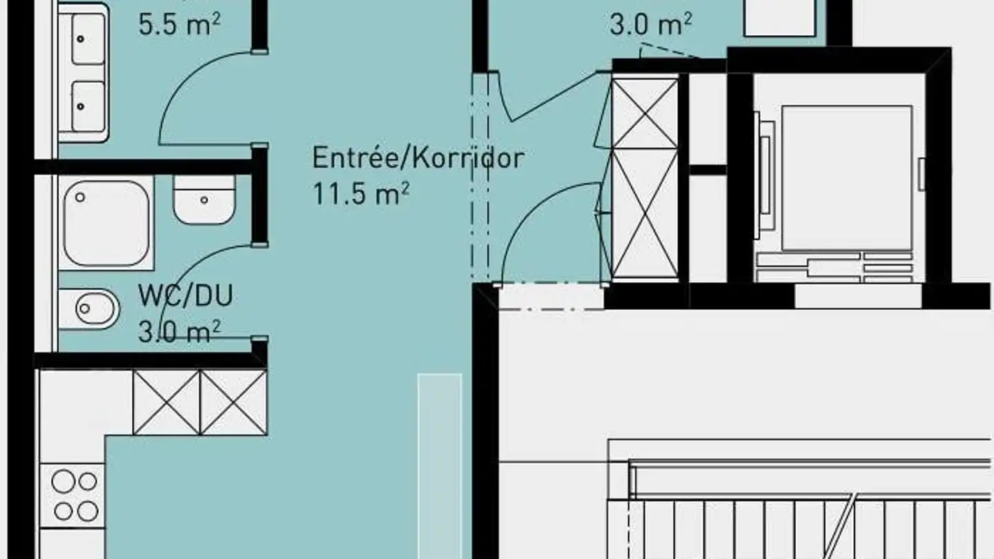 Appartement à louer - Hochbordstrasse 37, 8600 Dübendorf - Photo 4