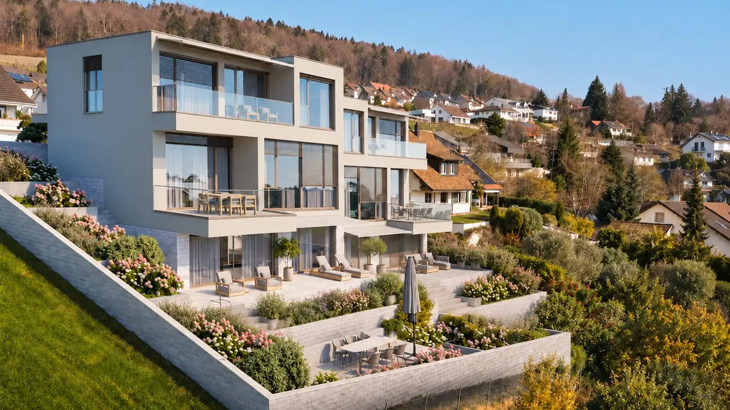 Semi-detached house for sale - Zihlstrasse 21, 8107 Buchs ZH
