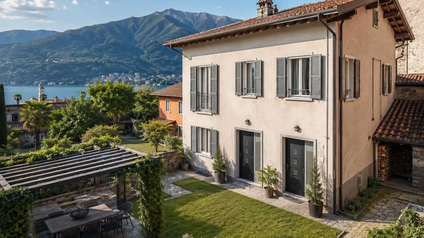 Doppelhaushälfte kaufen - Vila Da Roncaiöö 9, 6827 Brusino Arsizio