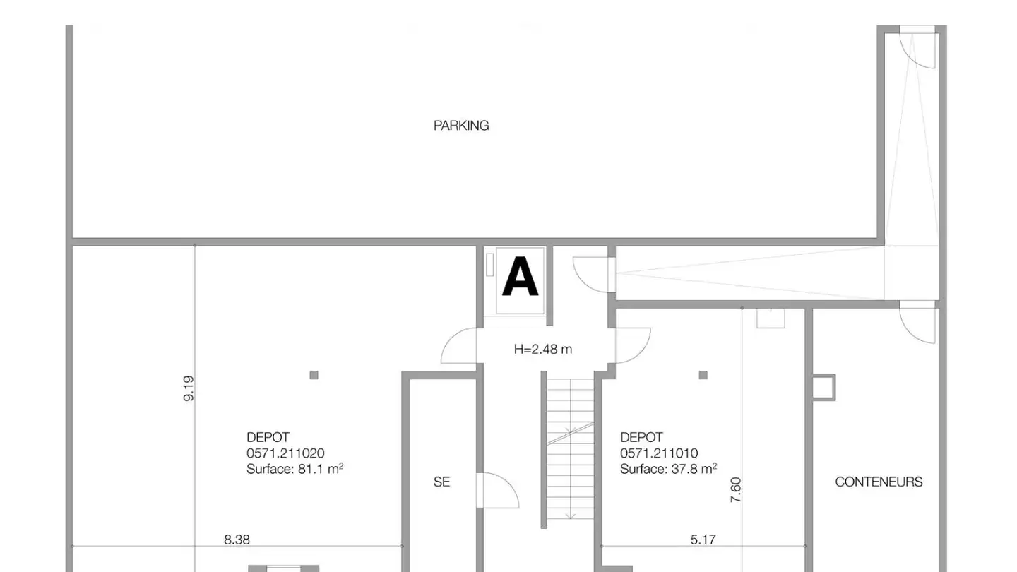Underground parking space for rent - Rue De La Faucille 14, 1201 Genève - Photo 3