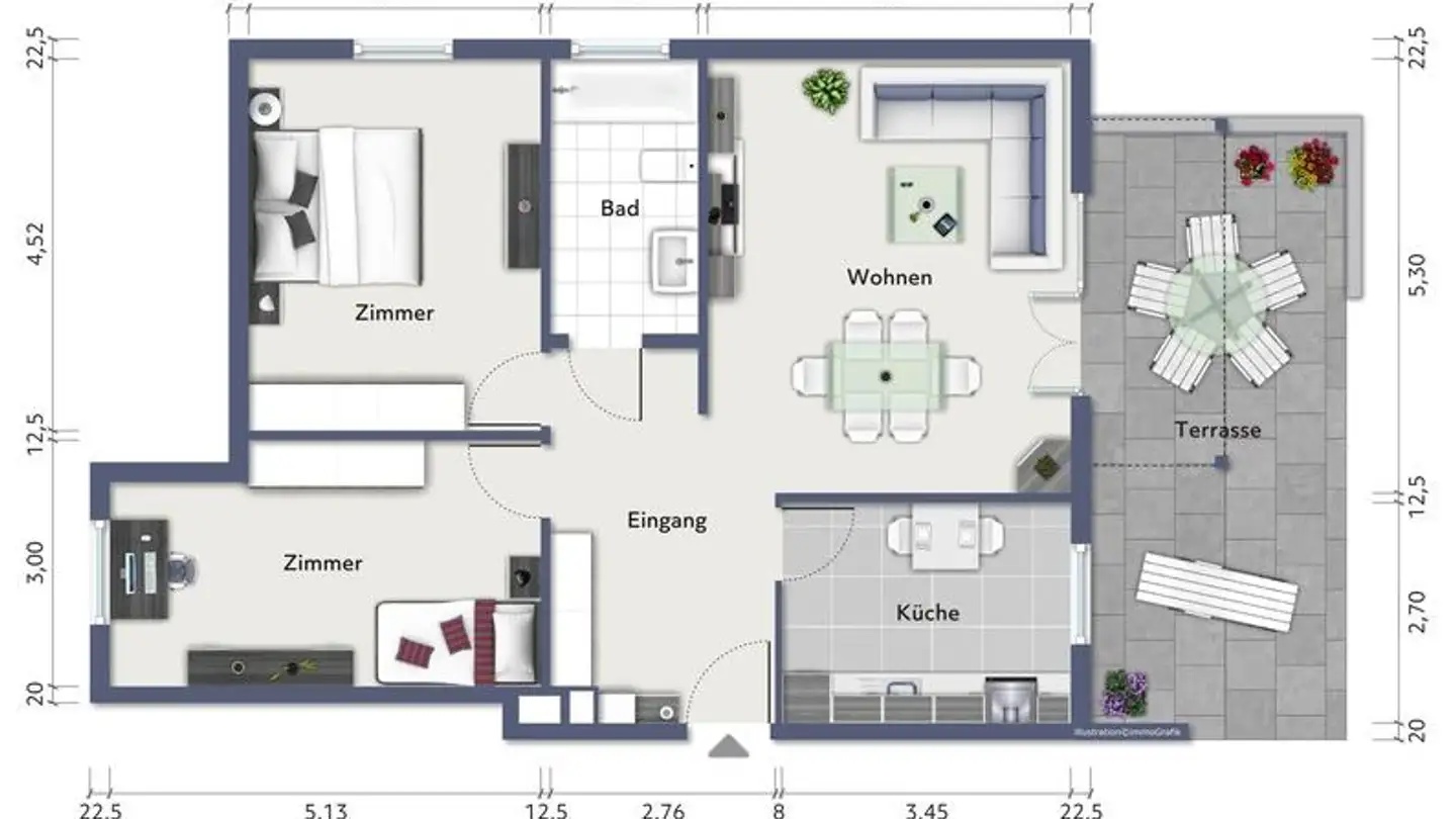 Appartamento in affitto - Mösli 11, 1792 Cordast - Photo 2