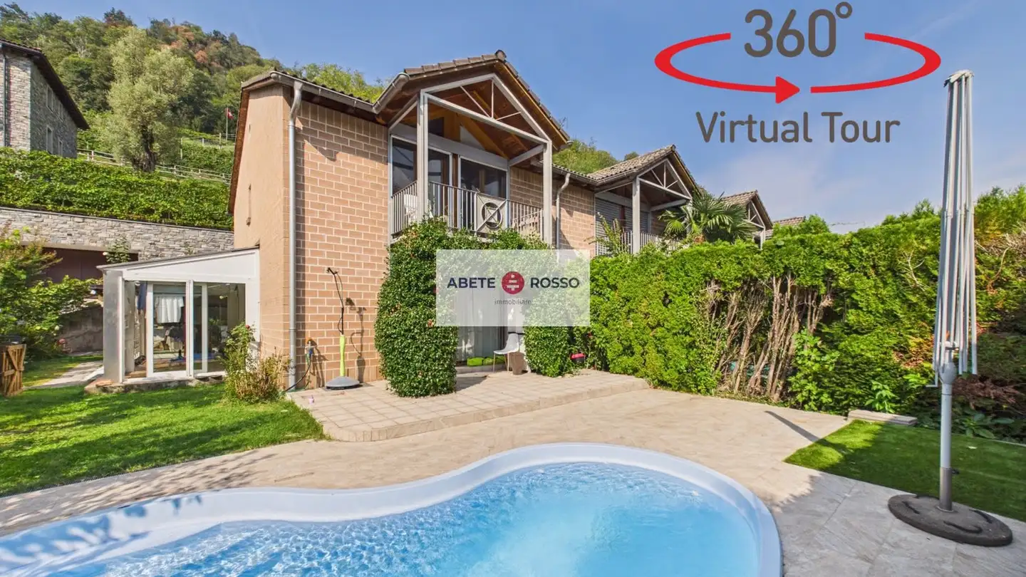 Maison en terrasse à vendre - Via Cadepiano 18, 6926 Montagnola