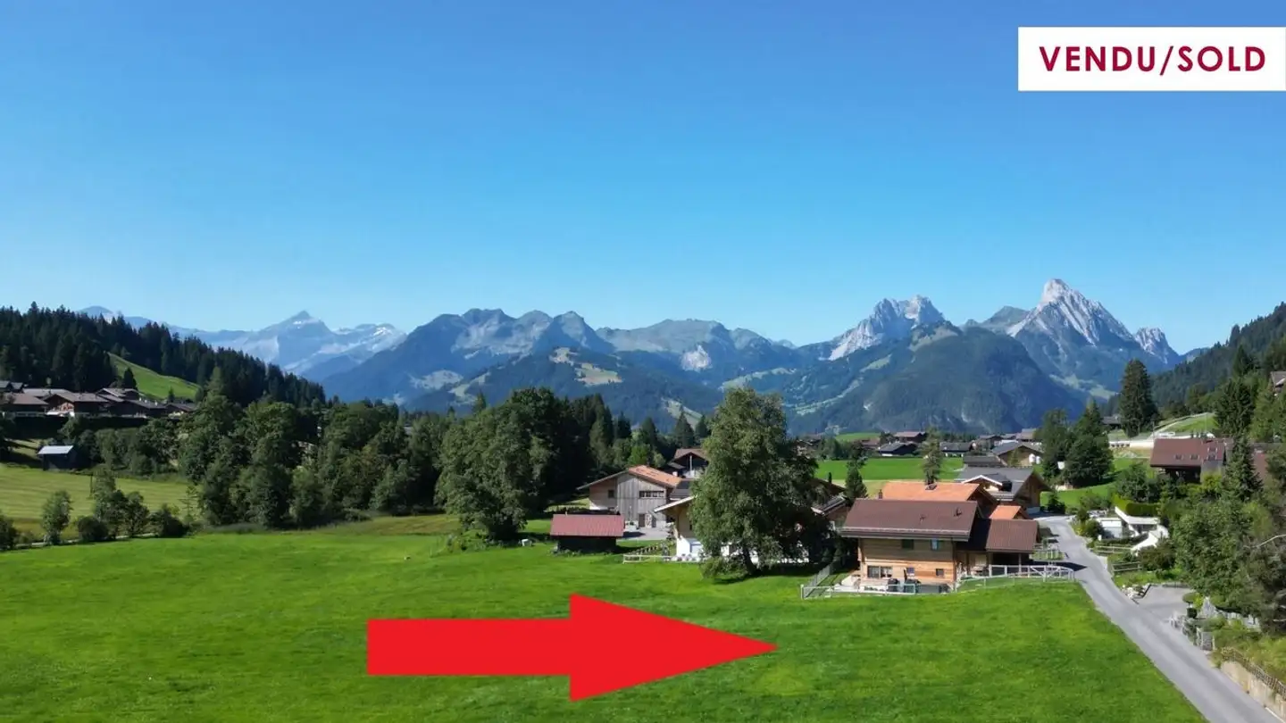 Terrain constructible à vendre - 3778 Schönried