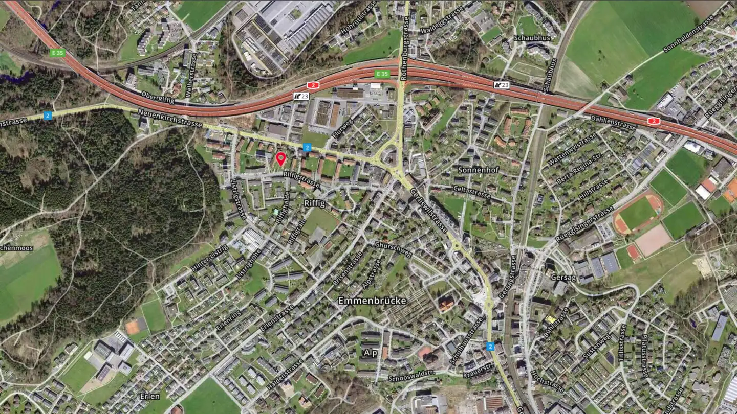 Parcheggio esterno in affitto - Riffigstrasse, 6020 Emmenbrücke - Photo 4