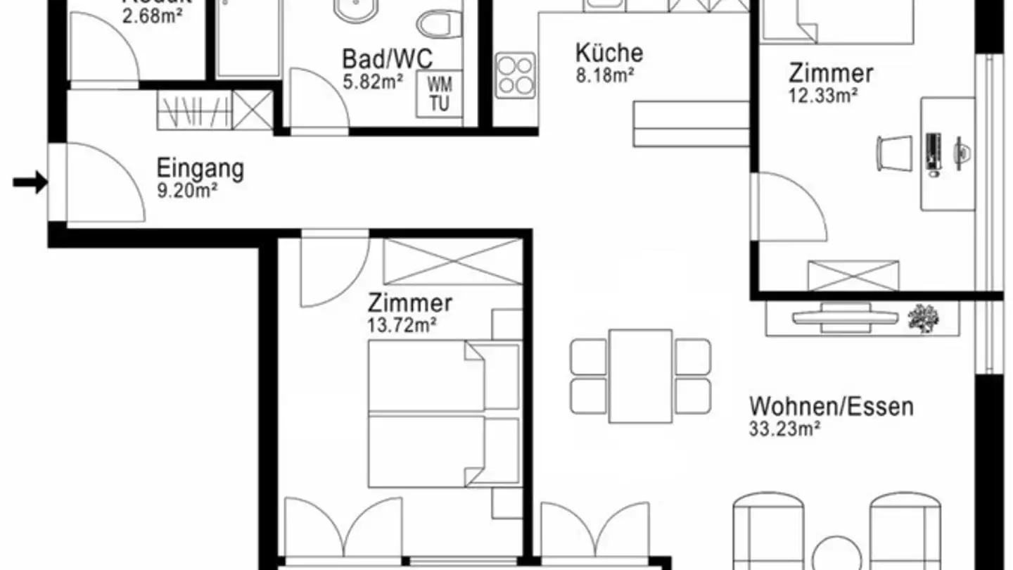 Appartamento in affitto - Grienbodenweg 25, 4125 Riehen - Foto 3