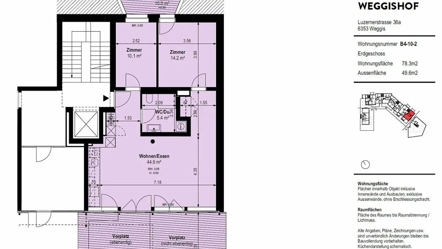 Apartment for rent - Luzernerstrasse 36a, 6353 Weggis