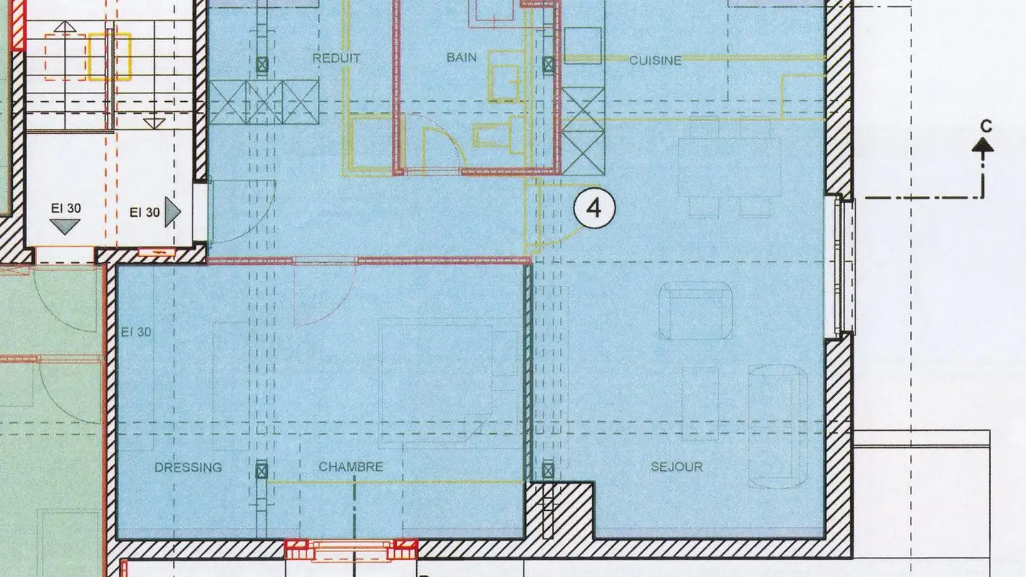 Appartement à louer - Route De La Scie 60, 1774 Montagny-les-Monts - Photo 3
