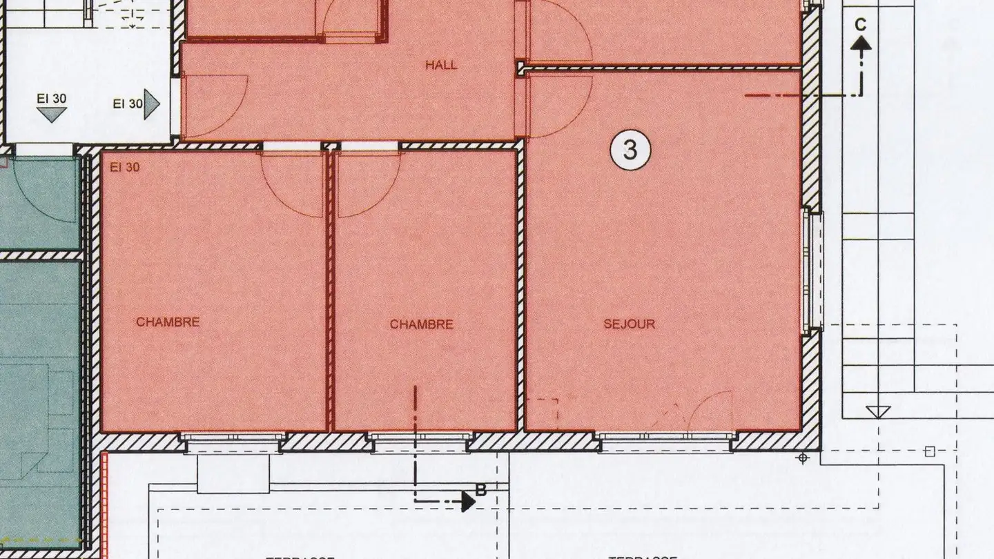Appartement à louer - Route De La Scie 60, 1774 Montagny-les-Monts