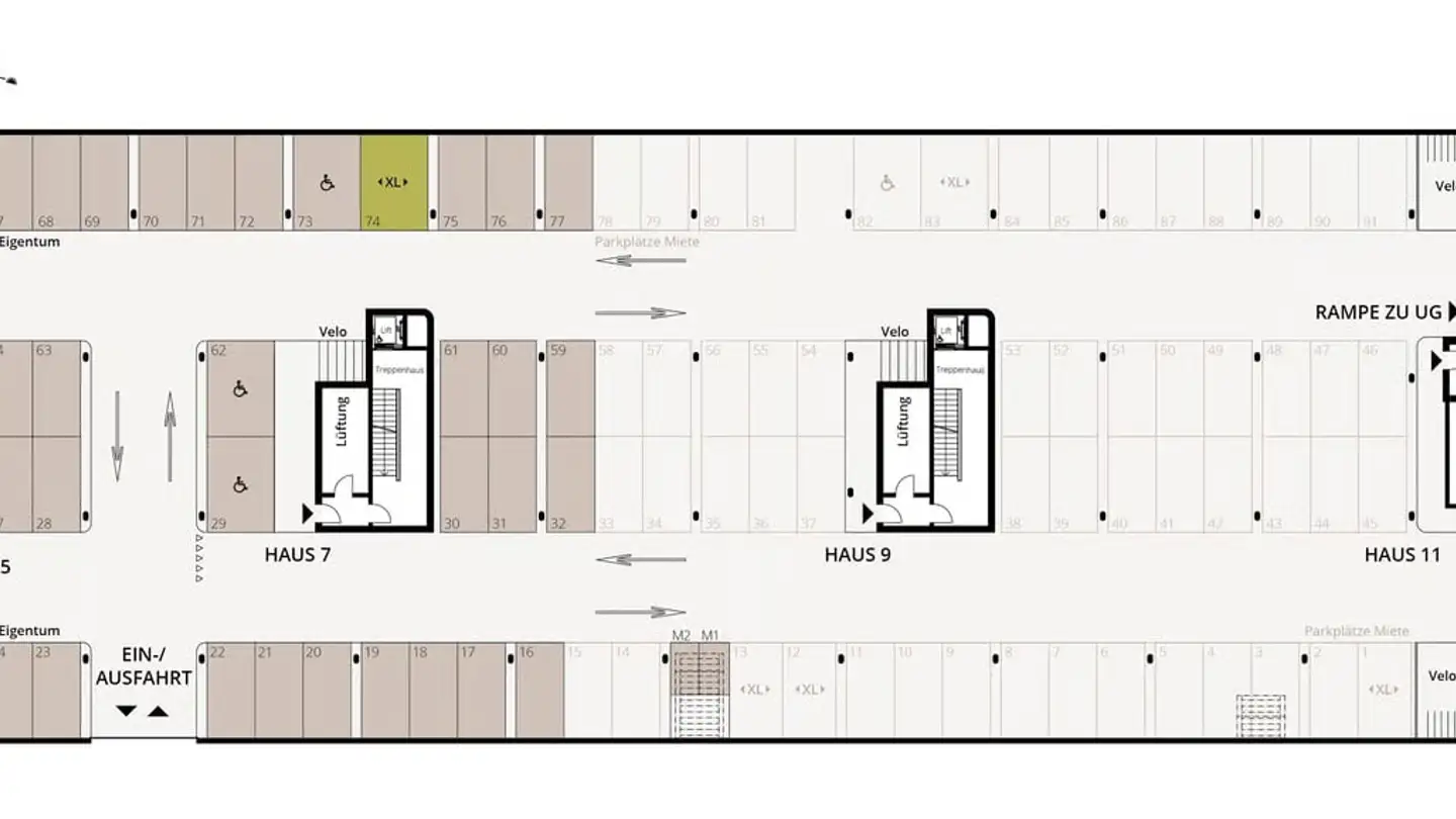 Parcheggio esterno in affitto - Webereistrasse 5, 8730 Uznach - Foto 2