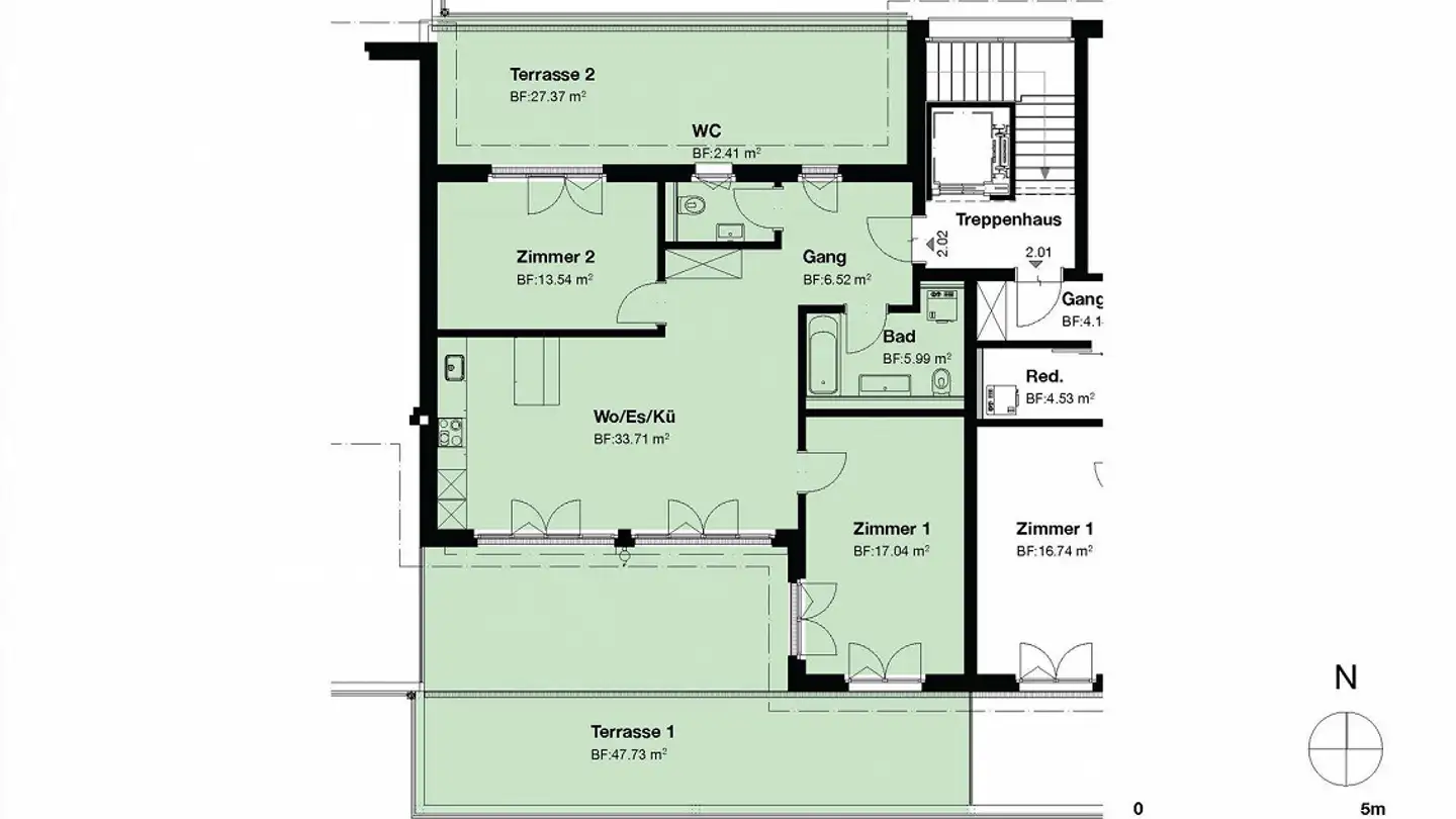 Wohnung mieten - Nüsatzstrasse 23b, 8248 Uhwiesen - Foto 2