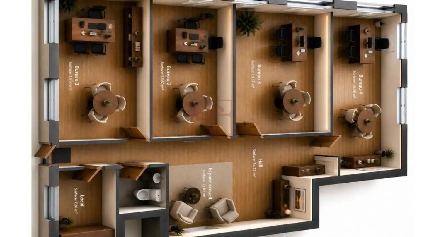 Bürofläche mieten - Rue de Vevey 127, 1630 Bulle - Foto 3