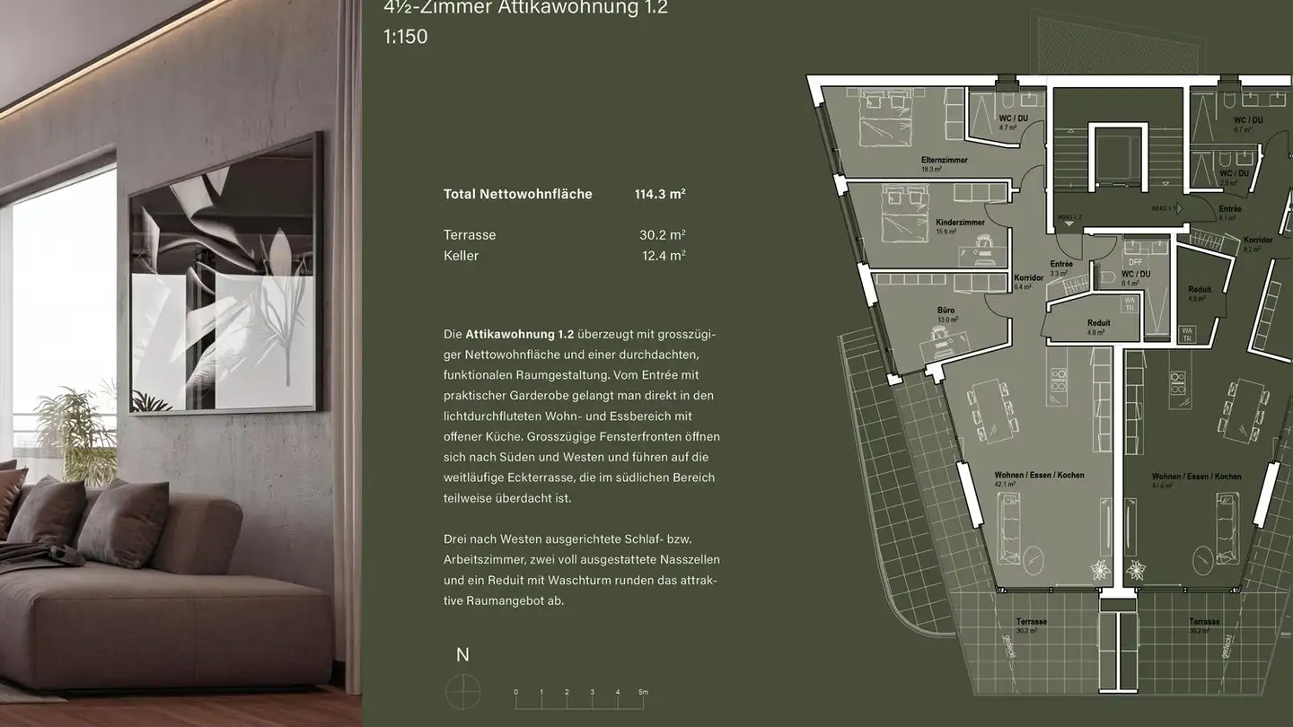 Penthouse for sale - Chnübrächi, 8197 Rafz - Photo 2