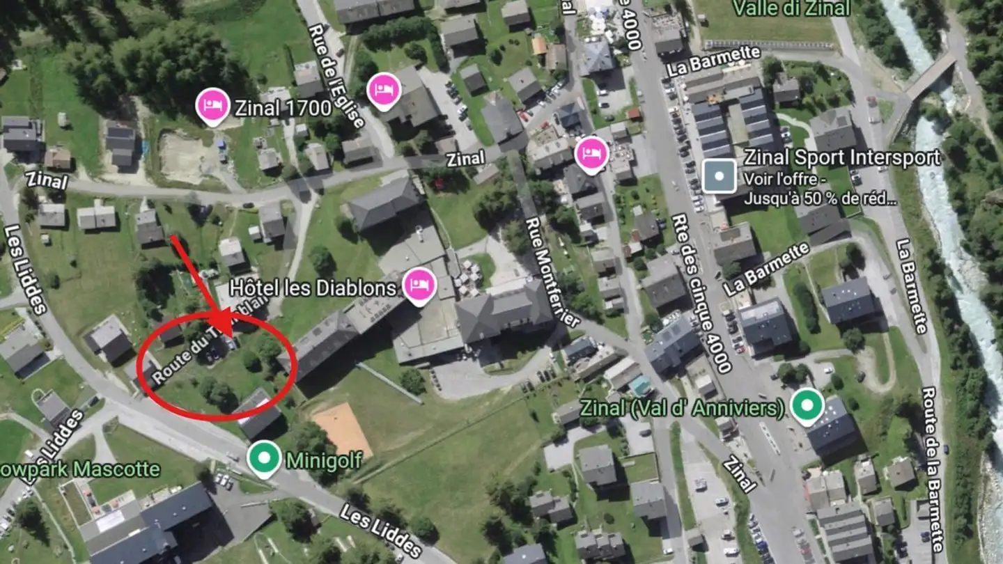 Constructible plot for sale - 3961 Zinal