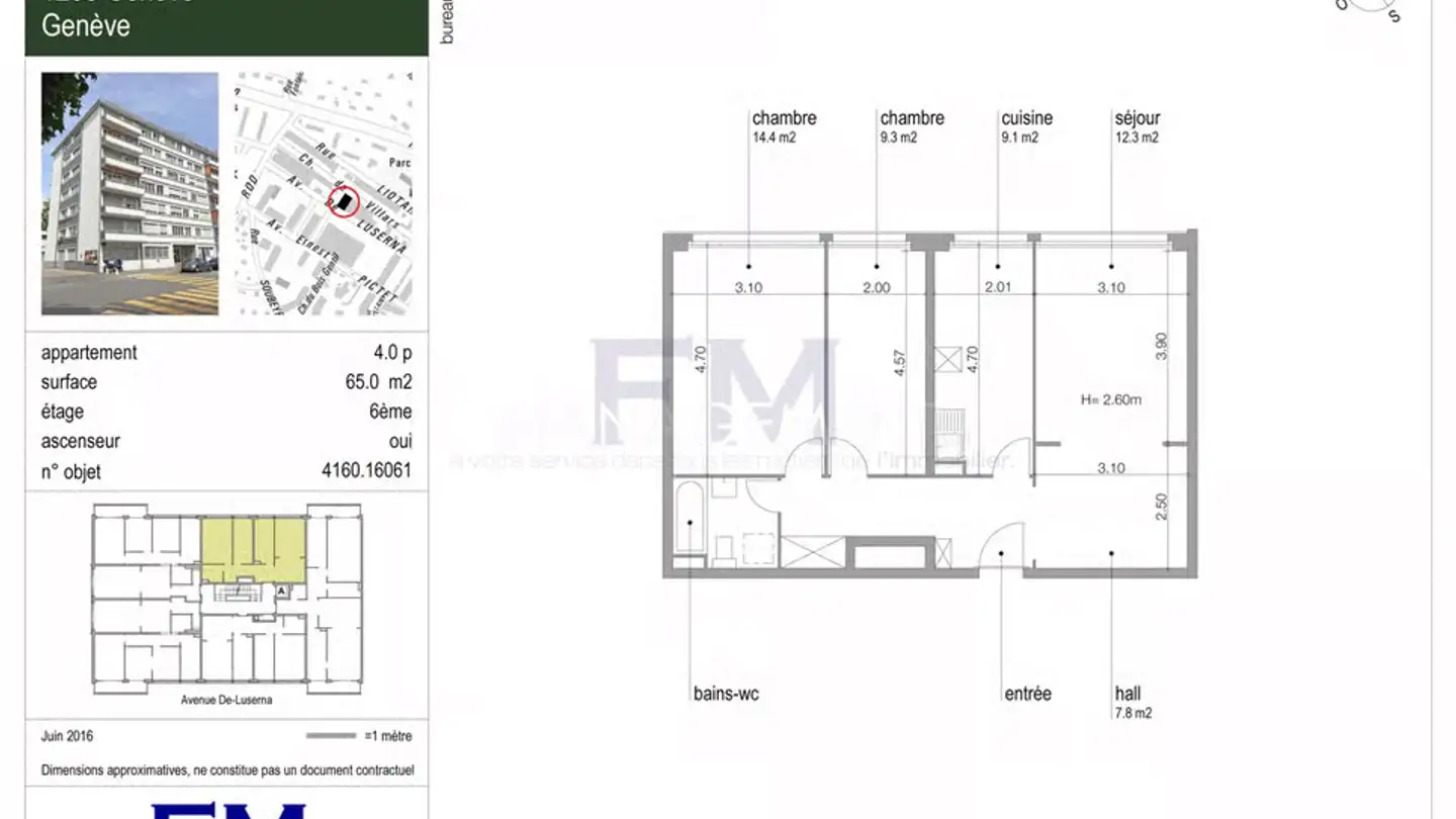 Appartamento in affitto - Avenue De-Luserna, 1203 Genève - Foto 3