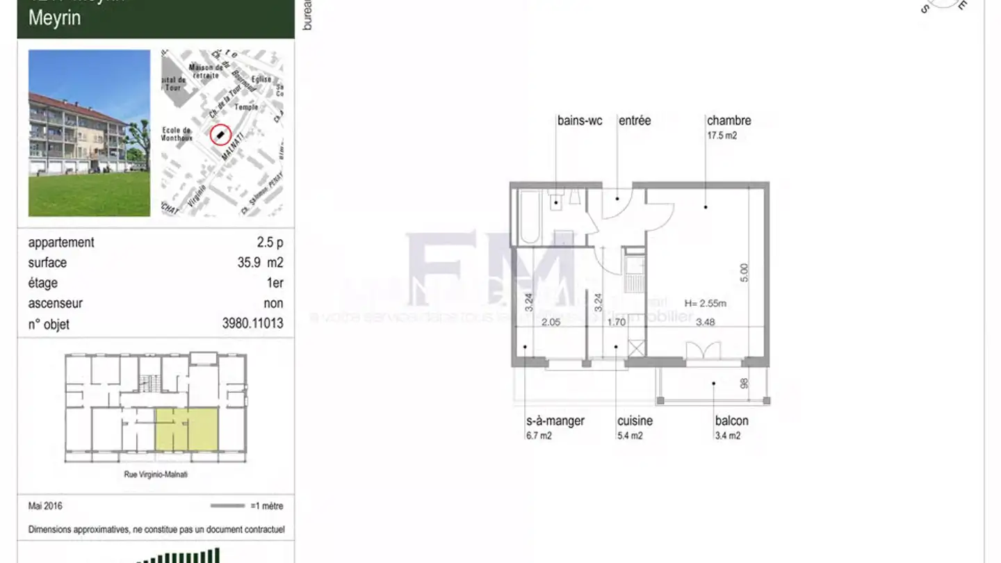 Appartamento in affitto - Rue Virginio- Malnati, 1217 Meyrin - Foto 4