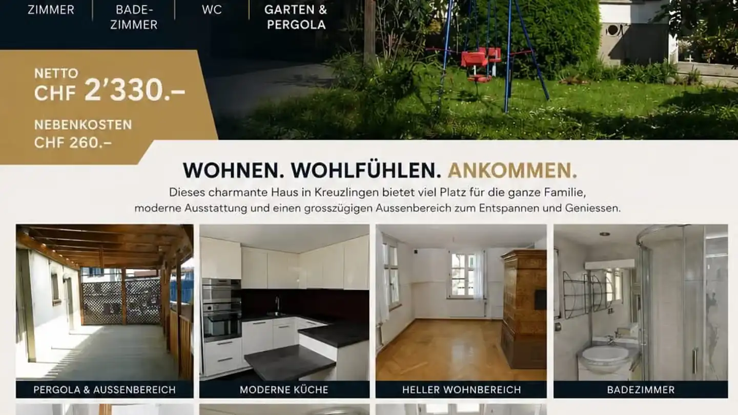 Single house for rent - Romanshornerstrasse, 8280 Kreuzlingen