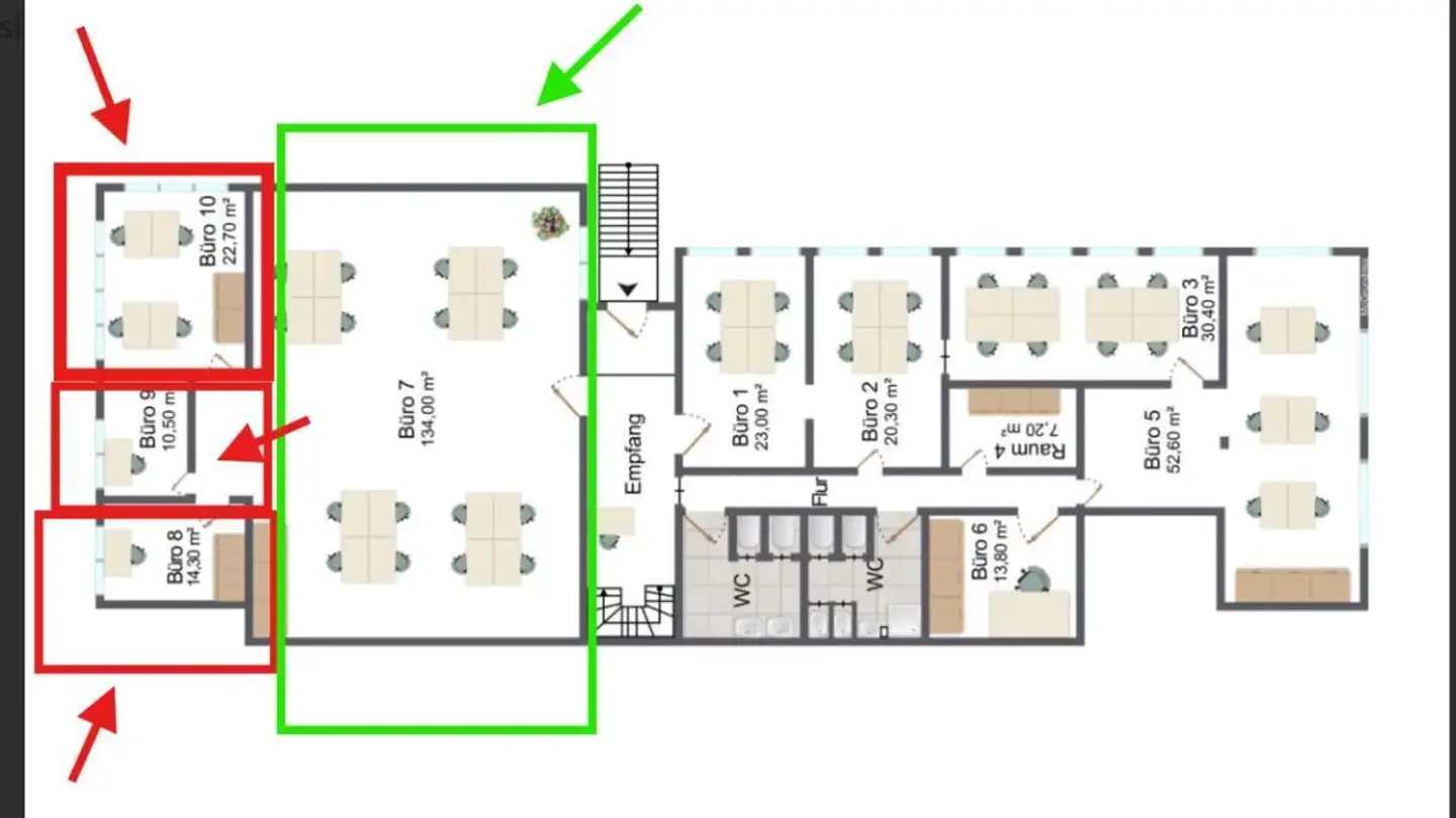 Spazio ufficio in affitto - Alte Steinhauserstrasse 10, 6330 Cham - Photo 4