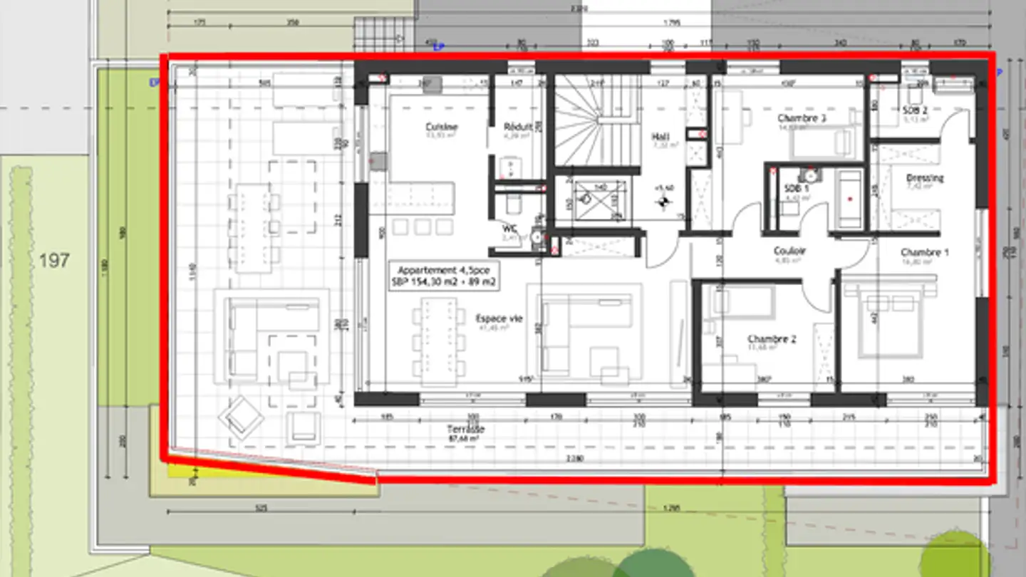 Attico in affitto - Route De Chamblioux 21, 1763 Granges-Paccot - Photo 3