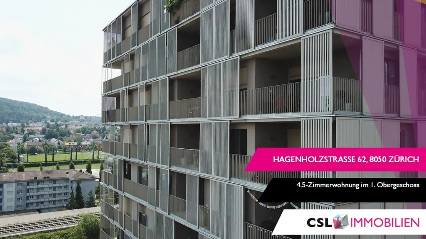 Wohnung mieten - Hagenholzstrasse 62, 8050 Zürich