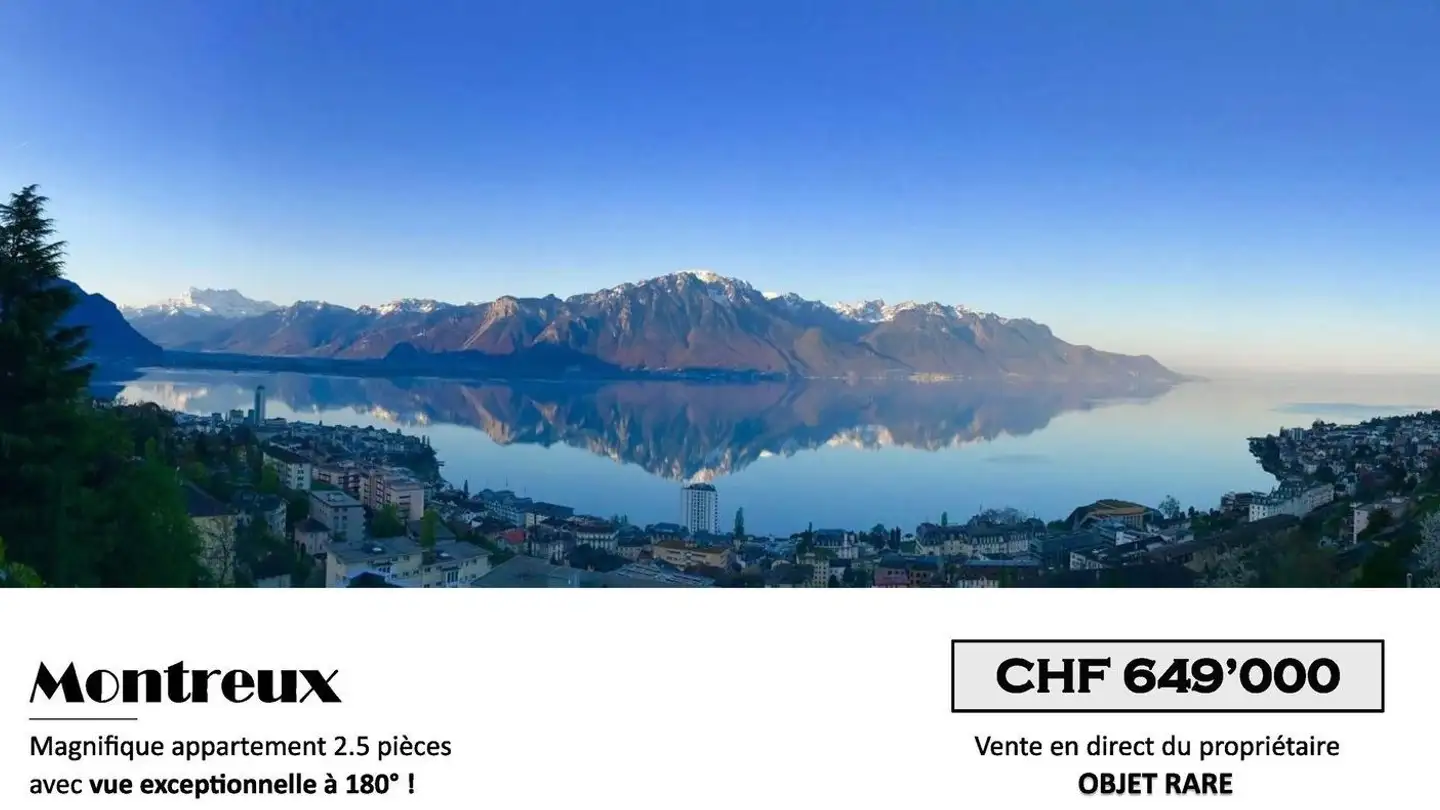 Appartement à vendre - 1820 Montreux