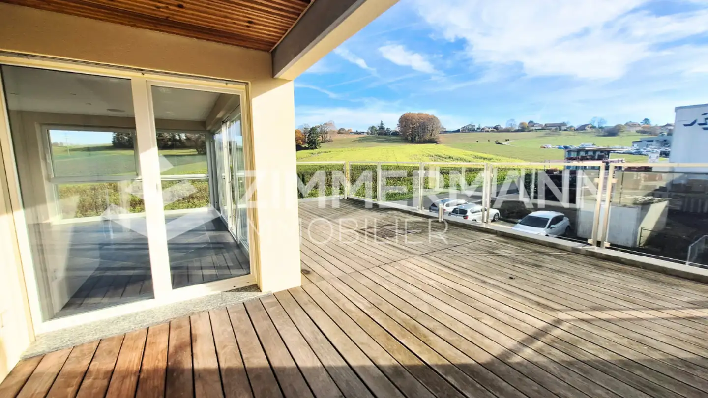 Stepped apartment for rent - Route De Romanel 11, 1121 Bremblens