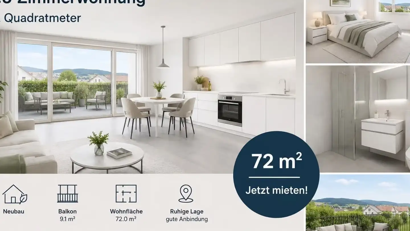 Apartment for rent - Jupiterstrasse 13, 4153 Reinach BL