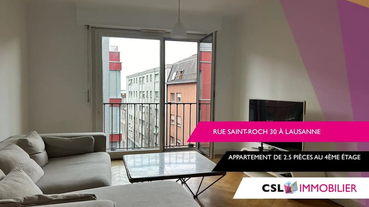 Wohnung mieten - Rue Saint-Roch 28, 1004 Lausanne