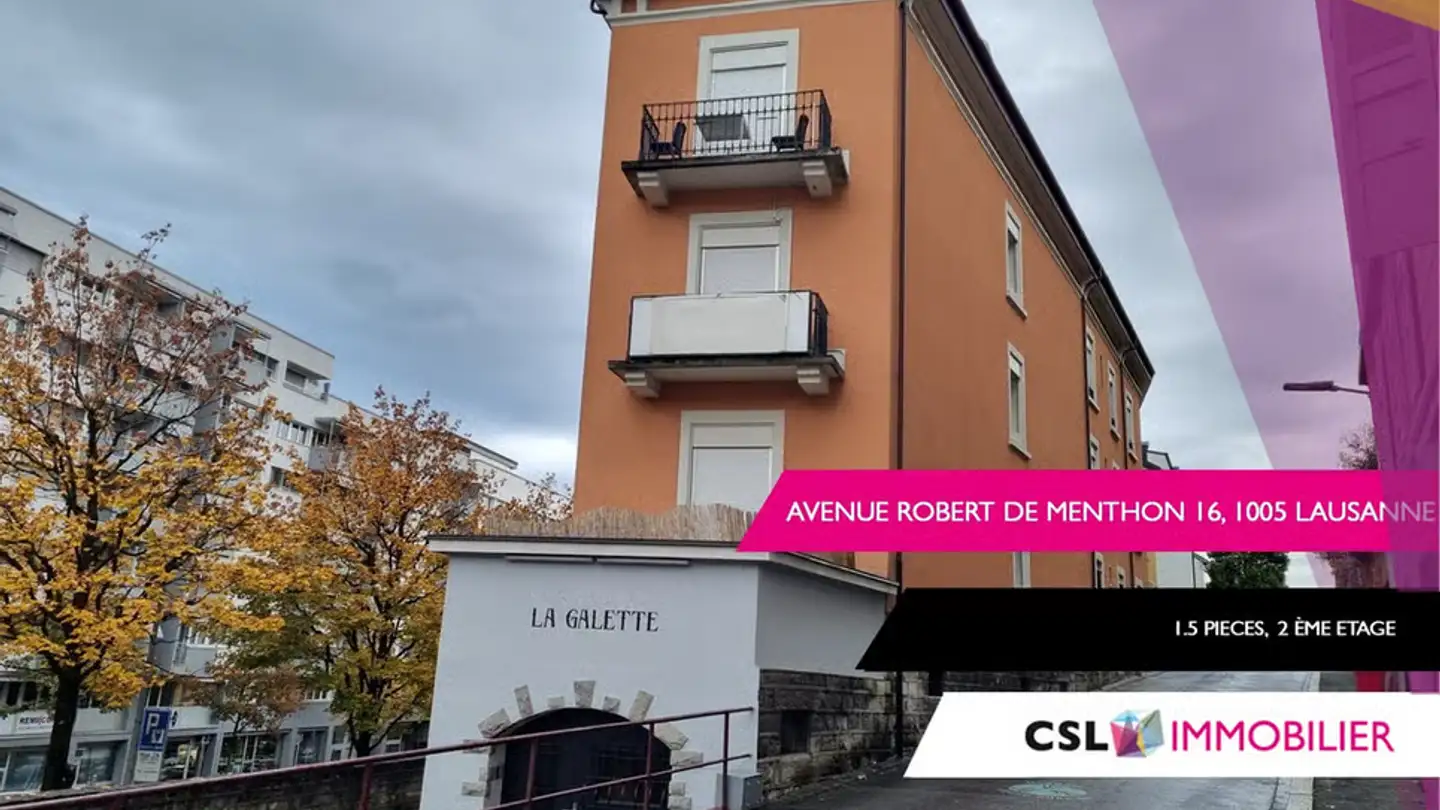 Apartment for rent - Avenue Menthon 16, 1005 Lausanne