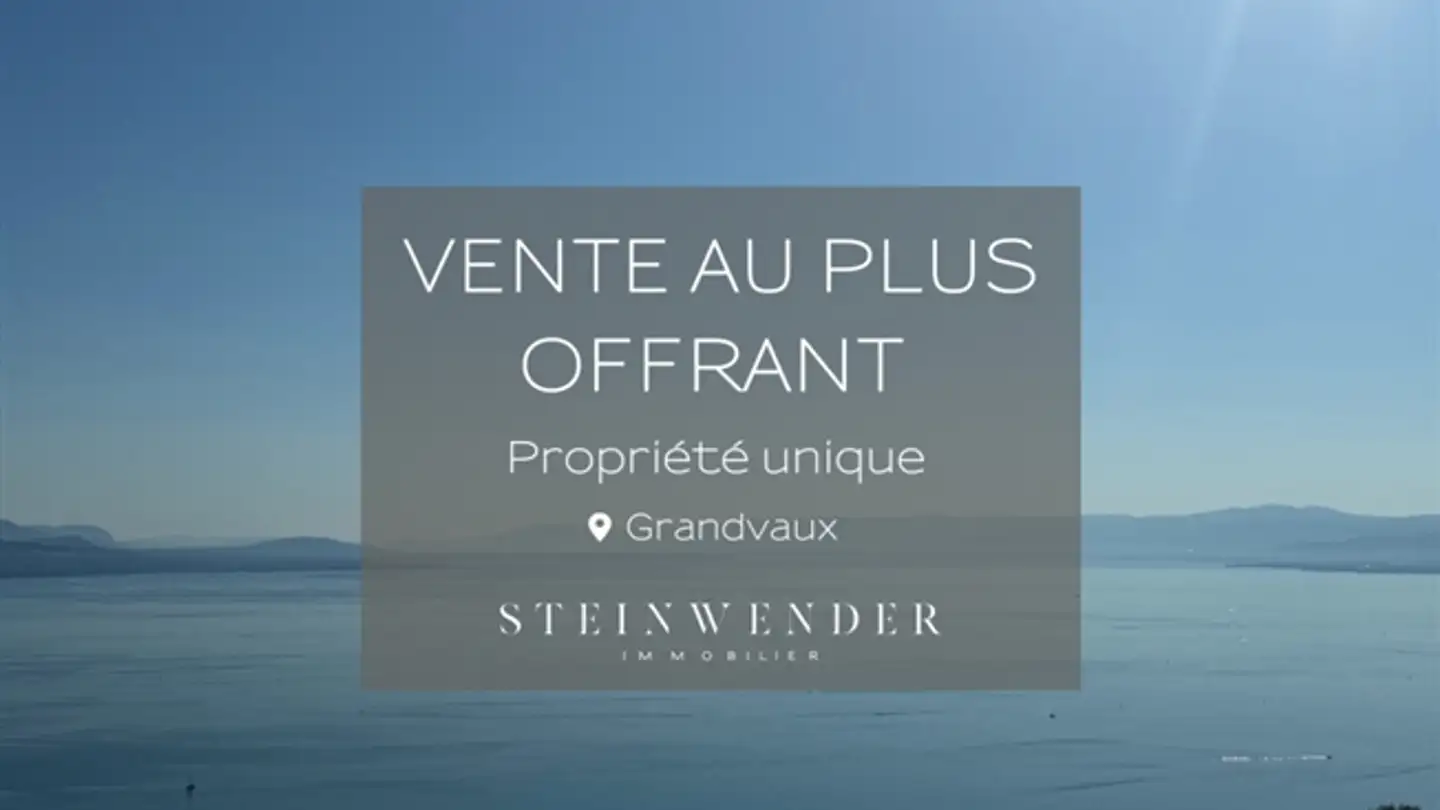 Maison individuelle à vendre - 1091 Grandvaux