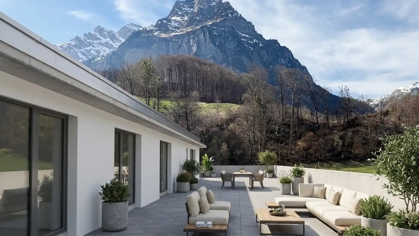 Penthouse for rent - Mühlefuhr 6, 8755 Ennenda