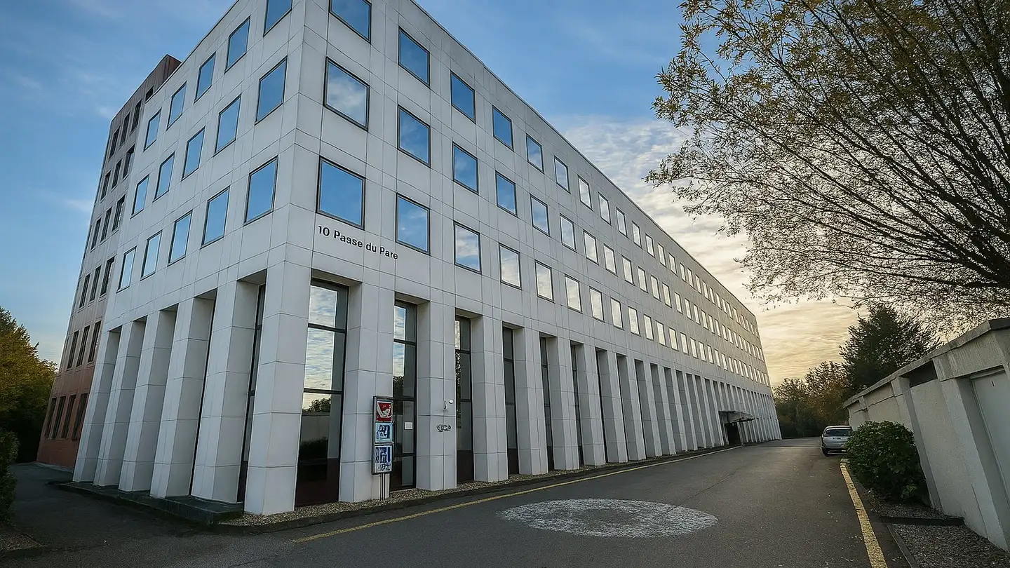 Immeuble industriel à louer - Rue Du Pré-De-La-Fontaine 19, 1242 Satigny