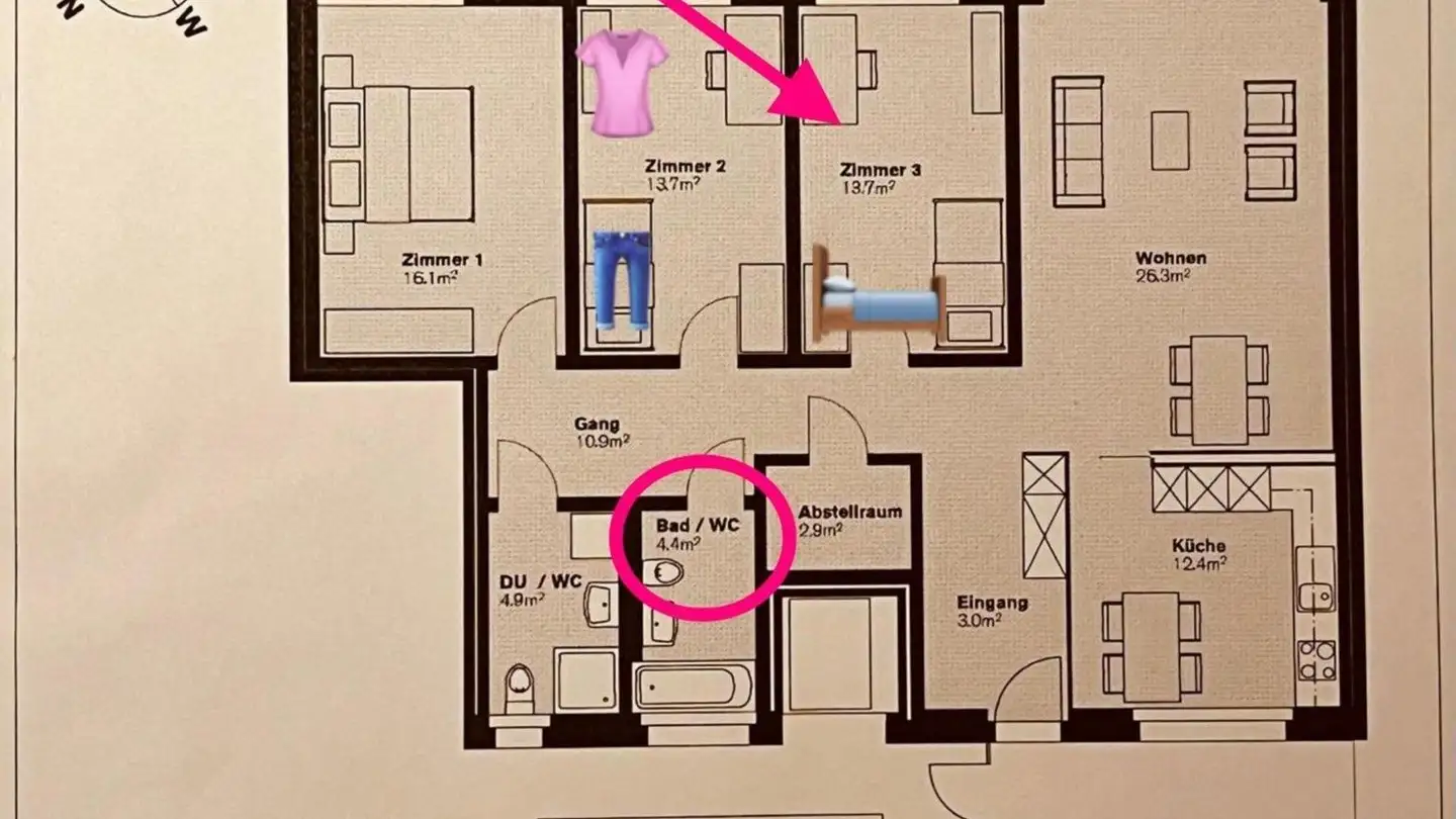 Appartement à louer - Zwinglistrasse, 8400 Winterthur