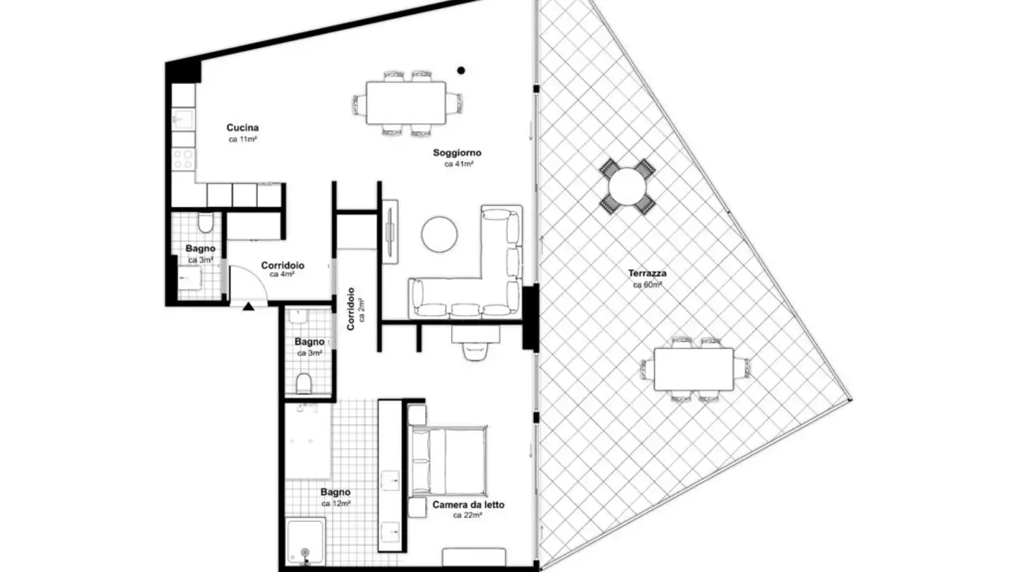 Appartement à louer - Via Geretta 18, 6900 Paradiso - Photo 3
