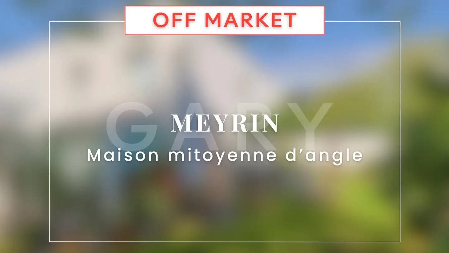 Maison individuelle à vendre - 1217 Meyrin