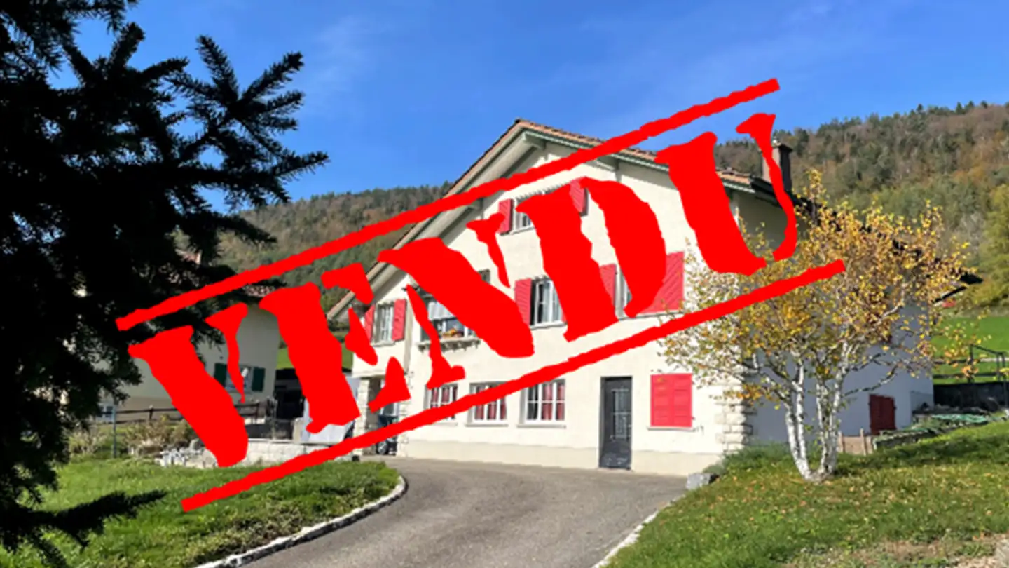 Maison individuelle à vendre - 2605 Sonceboz-Sombeval
