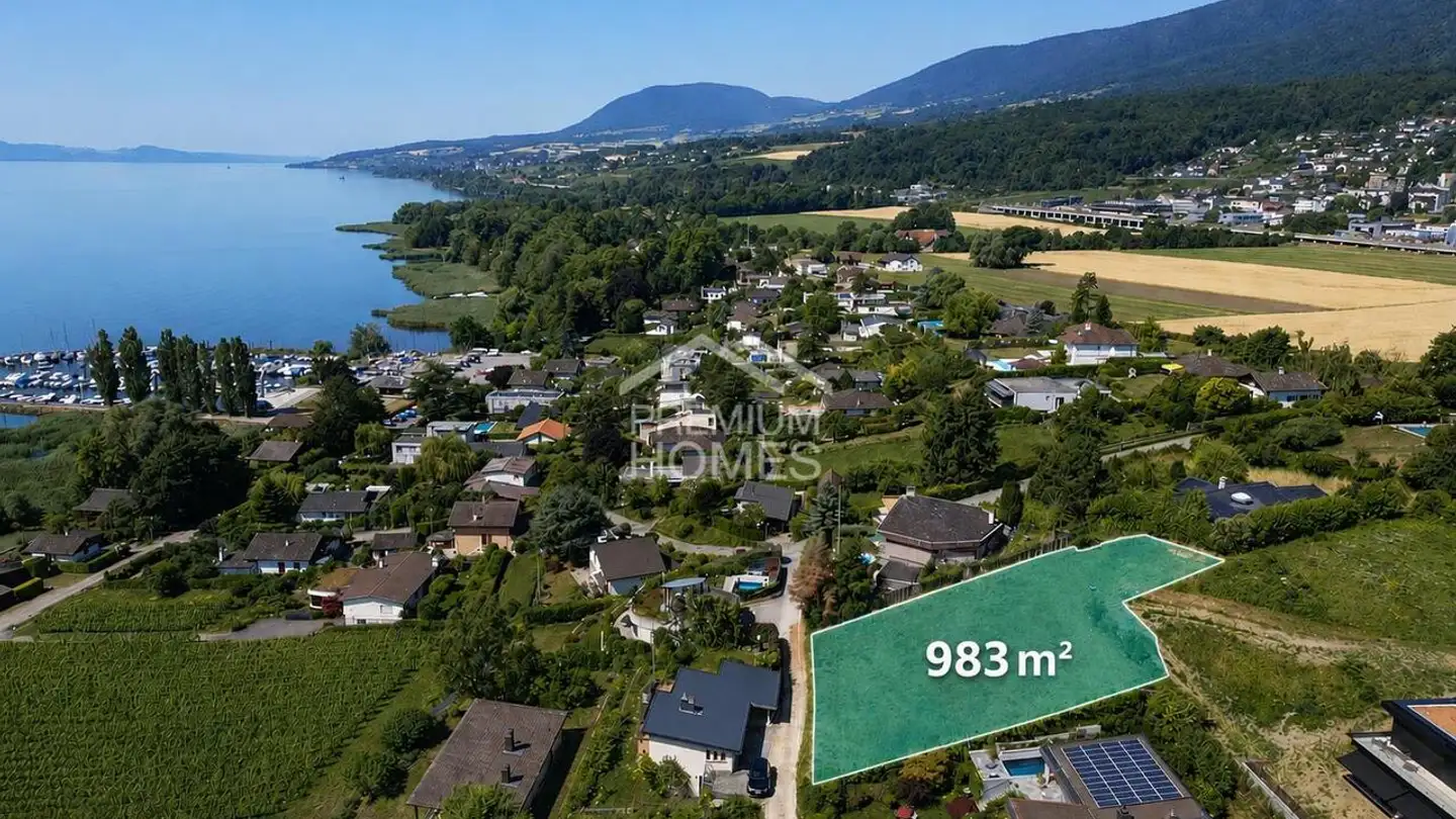 Constructible plot for sale - 2022 Bevaix