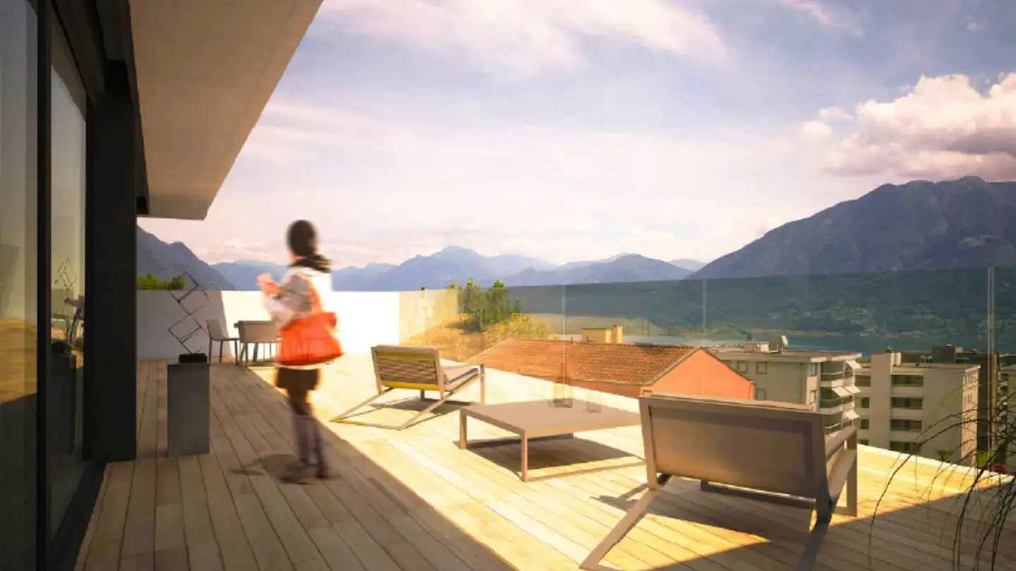 Penthouse kaufen - Via Mezzaro 17, 6648 Minusio