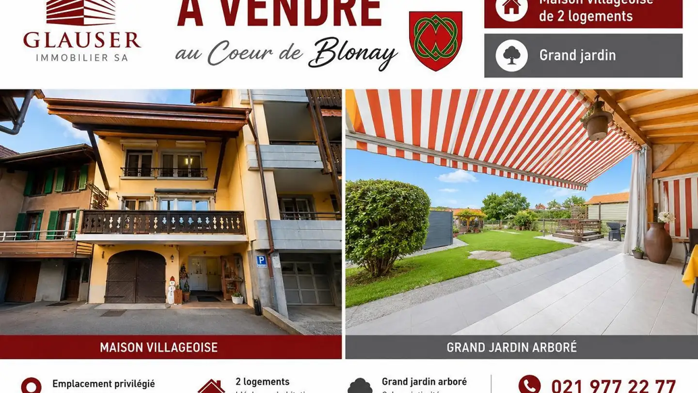 Mixed-use building for sale - 1807 Blonay