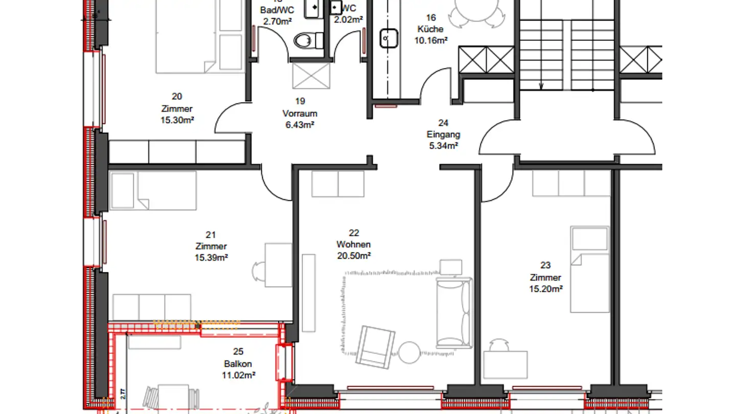 Appartement à louer - Ilfisstrasse 12, 3555 Trubschachen - Photo 2
